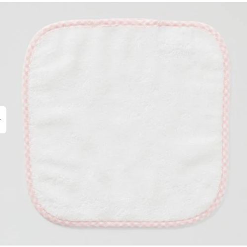 Baby Washcloths (pair) - Pink Gingham