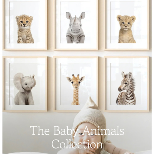 The Baby Animals Print Collection 🐿 – The Crown Prints