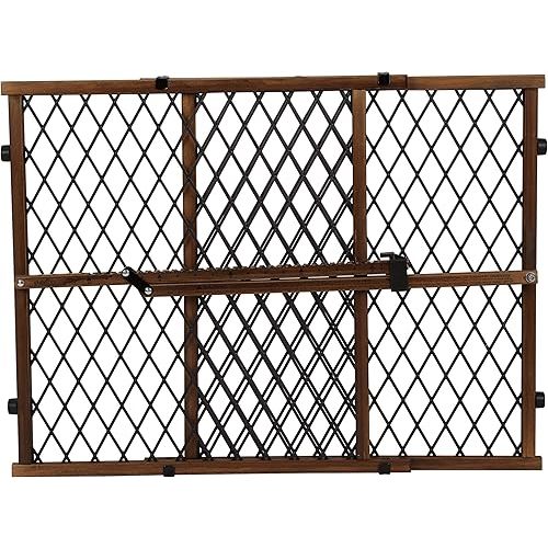 Evenflo Position & Lock Baby Gate, Pressure-Mounted, Farmhouse Collection
