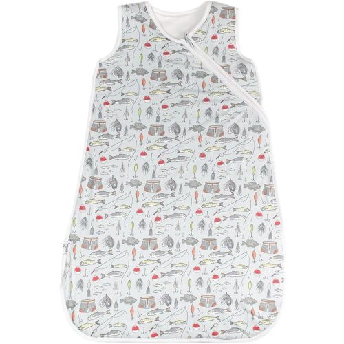 Copper Pearl Sleep Sack: Warm and Cozy Baby Bag in a Variety of Trendy Designs, Safe Alternative to Blankets, Sleeveless Baby Sleep Sack Swaddle Sizes Newborn to 24 Months - Trout