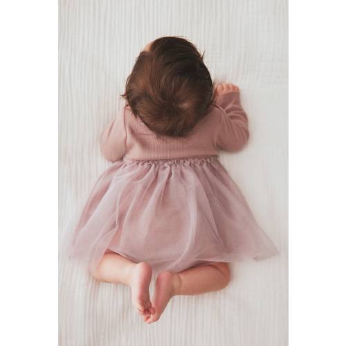 BODYSUIT DRESS WITH TULLE SKIRT