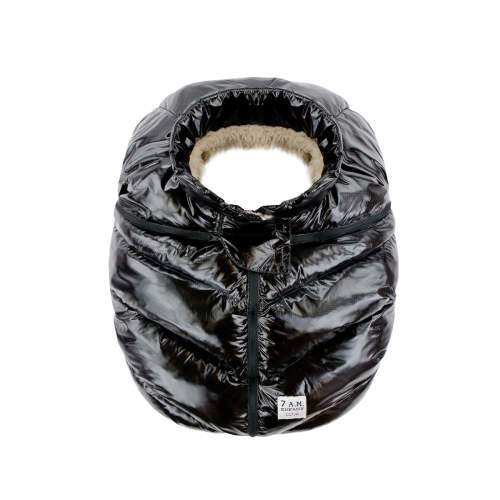 7AM Enfant Car Seat Cocoon - Black Polar