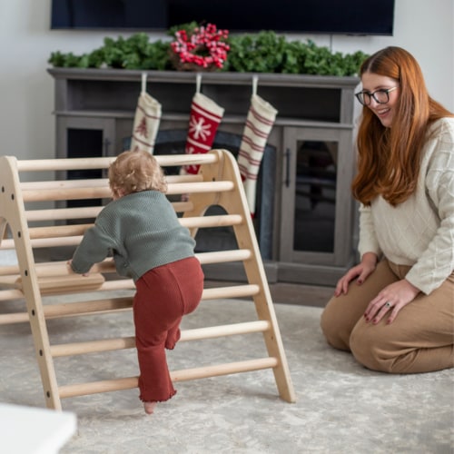 Wooden Climbing Triangle
