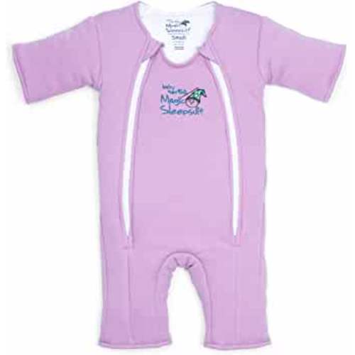 Magic Sleepsuit Baby Merlin's 100% Cotton Baby Transition Swaddle - Baby Sleep Suit - Lavender colour -for 3-6 Months baby