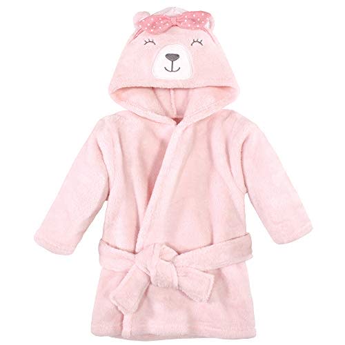 Hudson Baby Unisex Baby Plush Animal Face Bathrobe