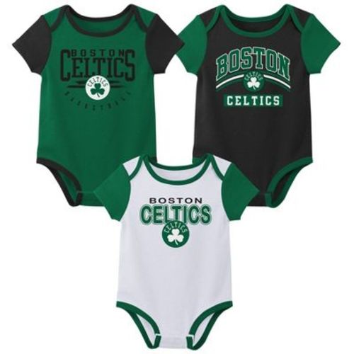Nba Boston Celtics Boys' 3pk Bodysuit Set