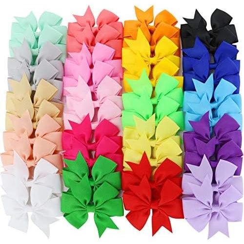 3 Inch Ribbon Hair Bows