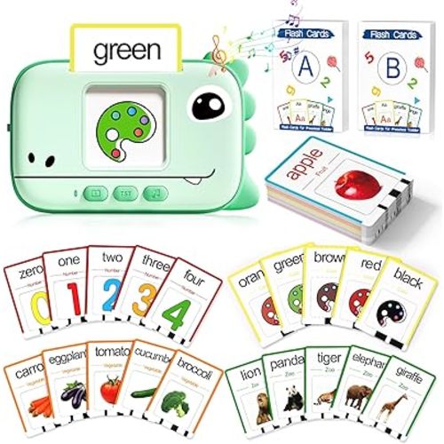 Talking Flash Cards for Toddlers Toys for Ages 2-4, Learning Toys for 2 3 4 5 Year Old Boys, Autism Pocket Speech Therapy, Educational Toys with 160 Sight Words for Kids