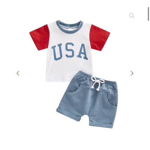 USA Raglan Tee Set