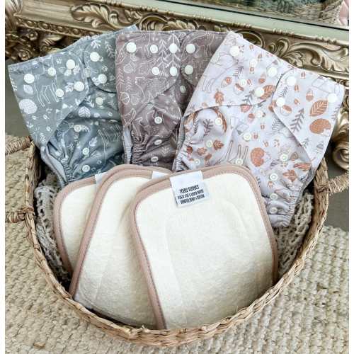 Texas Tushies AIO Cloth Diaper Quick Starter Kit