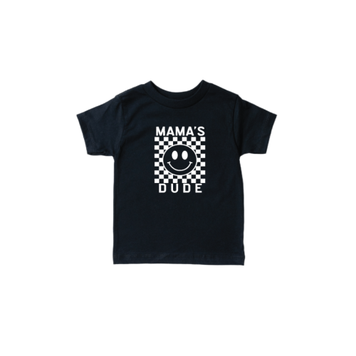 Mama's Dude Checkered Tee