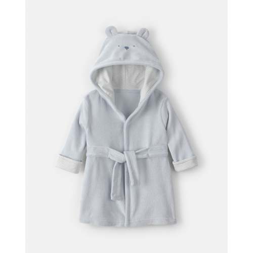 Baby Bear Terry Robe - Blue