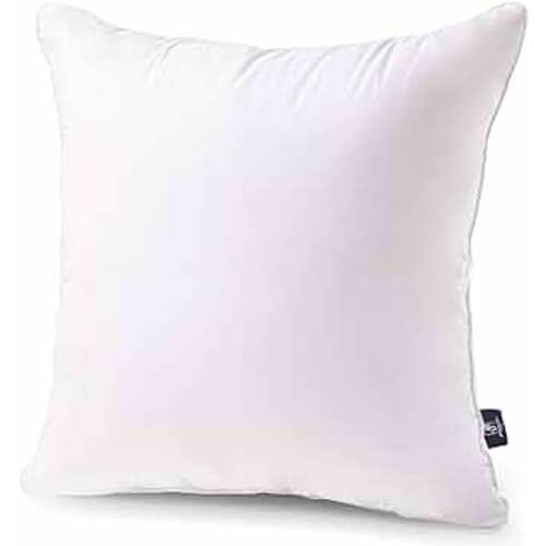 Phantoscope 18x18 Pillow Insert - Throw Pillow Insert with 100% Cotton Cover - 18 Inch Square Form Microfiber Pillow Sham Stuffer - Couch Cushion Pillow, 1 Count (Pack of 1)