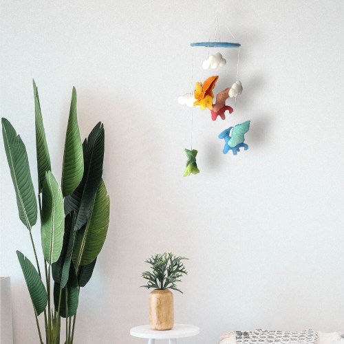 Handmade Felt Dragon Mobile (Nepal)