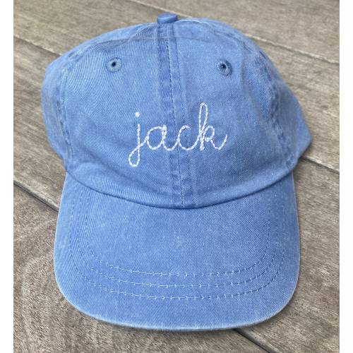 Personalized Baseball Cap Toddler Youth Baseball Hat Monogram Kids Personalized Baseball Cap Custom Embroidered Hat - boy girl birthday gift