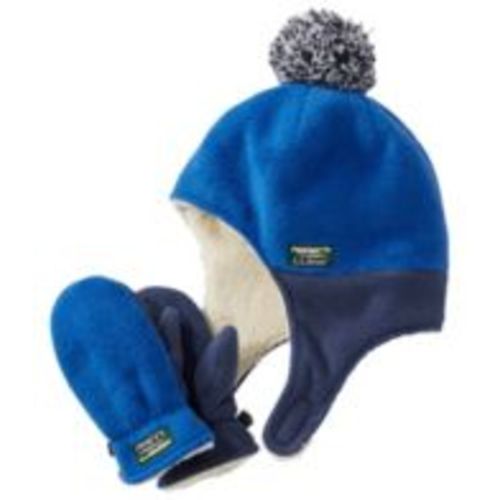 L.L.Bean Infants' and Toddlers' Mountain Classic Fleece Hat and Mitten Set