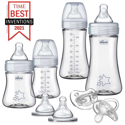 Chicco 2pk Duo Bottle Nipples Stage 2 Medium Flow - 3 Months+ : Target