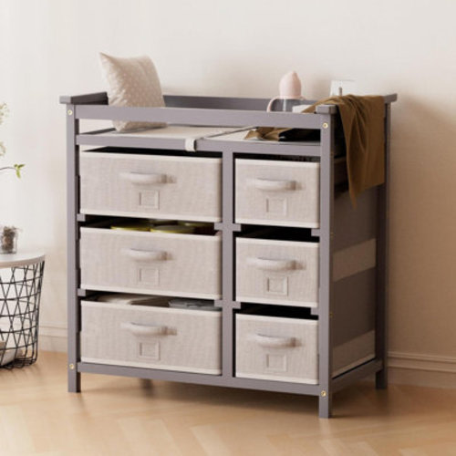 Isabelle & Max™ Angelynna Changing Table Dresser with Pad & Reviews | Wayfair