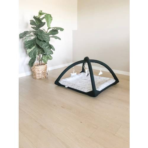 Coco Bean Luxury Baby Play Mat - Marble Black