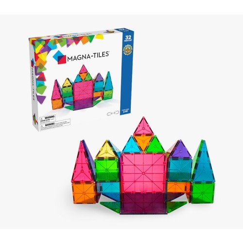 MAGNATILES Classic 32 Piece Magnetic Construction Set