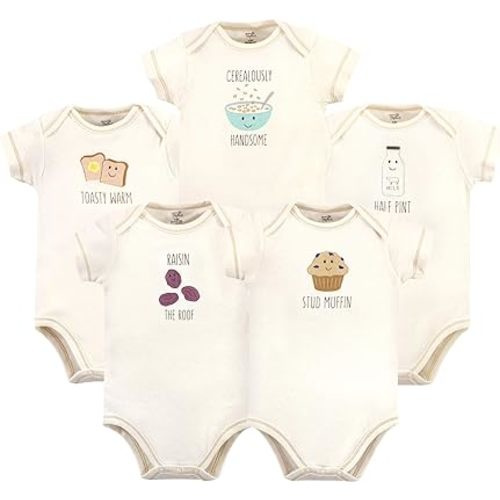 Touched by Nature Unisex Baby Organic Cotton Bodysuits