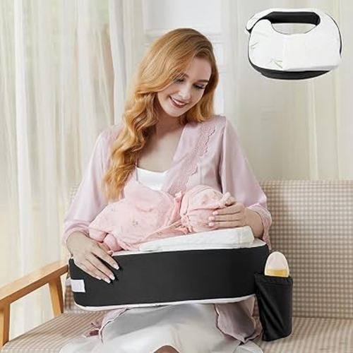 AINIYNM Nursing Pillow for Breastfeeding Pillows Ergonomic Feeding Pillow Made of Memory Foam with Waist Support Band Make Feeding Easier with Removable Wedge Pillow : Amazon.com.au: Baby