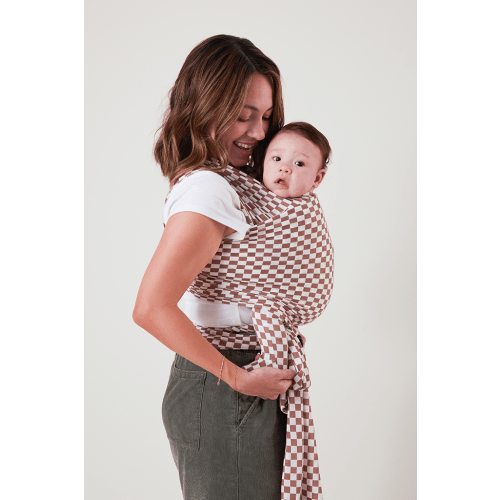Mocha Chequer Wrap