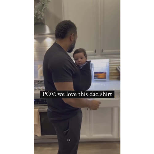 Lalabu Dad Shirt | Original Babywearing T-Shirt with Kangaroo Pouch | Baby Wrap Carrier for Newborns & Infants | Baby Wrap Carrier for Newborns | Essential for new Dads
