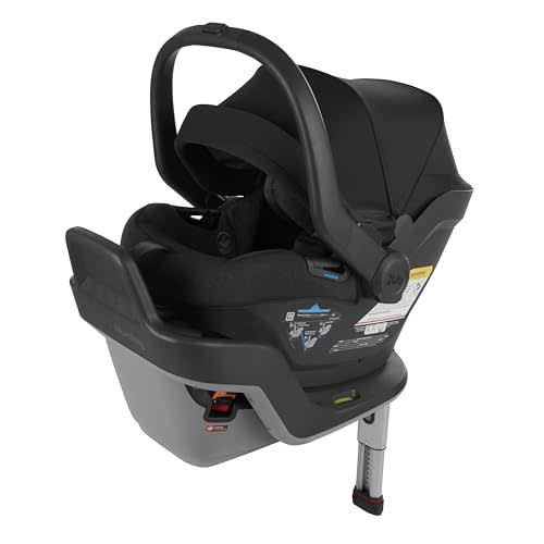 UPPAbaby Mesa Max Infant Car Seat/Base with Load Leg and Robust Infant Insert Included/Innovative Safety Features + Simple Installation/Direct Stroller Attachment/Jake (Charcoal)