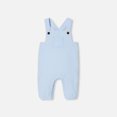 Baby boy velour overalls