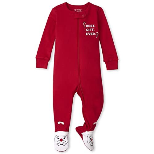 The Children's Place Baby Holiday Pajamas, Cotton
