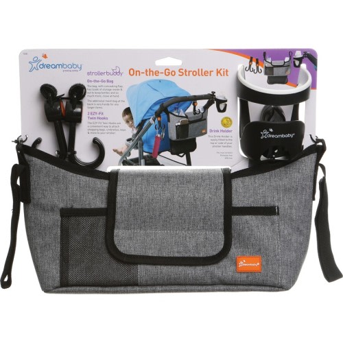Dreambaby On-The-Go Stroller Kit - Grey Denim