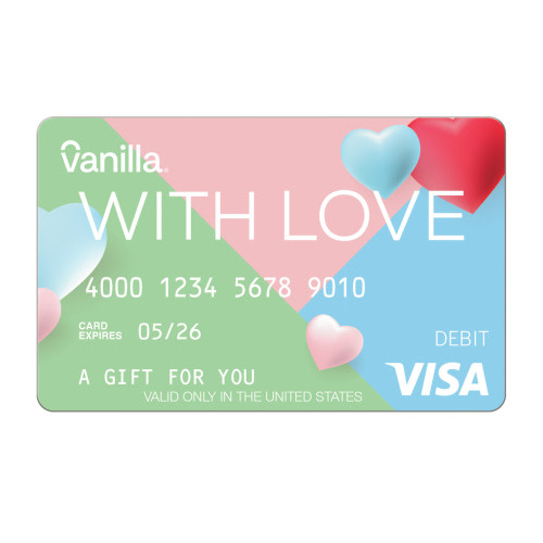 $50 Vanilla® Visa® With Love eGift Card (plus $3.94 Purchase Fee)