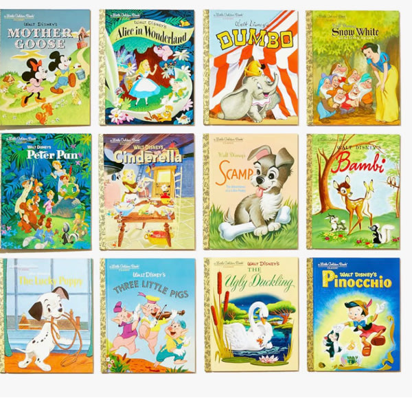 12 Beloved Disney Classic Little Golden Books (Boxed Set)