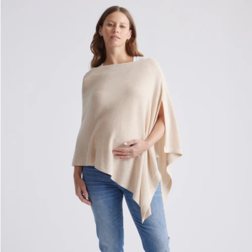 Lightweight Cotton Cashmere Nursing Shawl