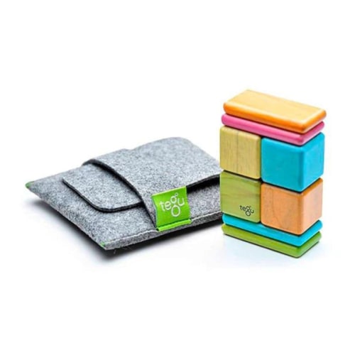 Pocket Pouch Wooden Magnetic Blocks