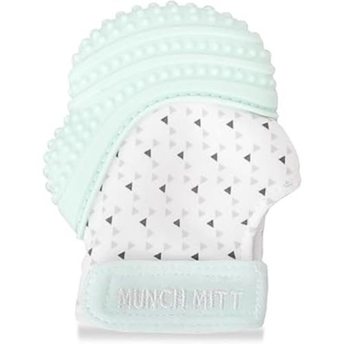 Munch Mitt - Mint Green - Triangles