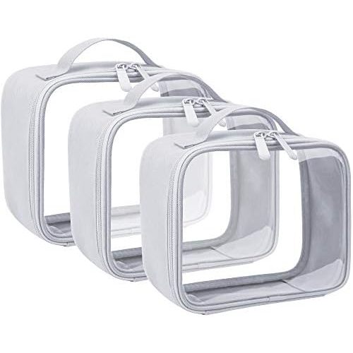 Waterproof Travel Bag Organizer - Grey 3 Pack