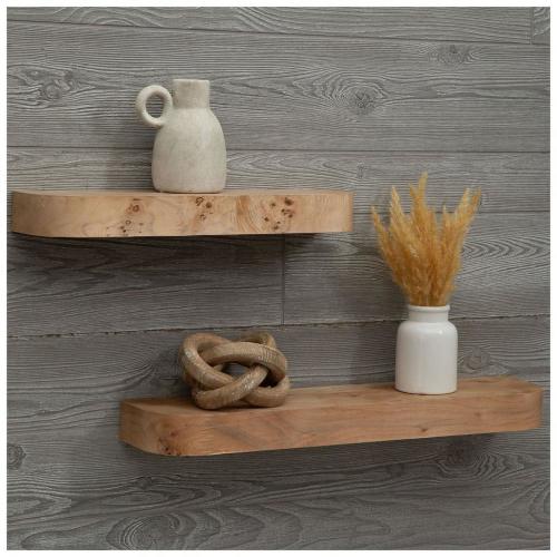 Wood Floating Shelf Set