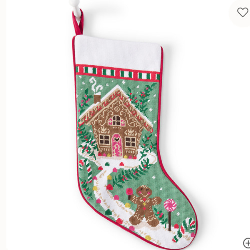 Needlepoint Personalized Christmas Stocking | Lands' End
