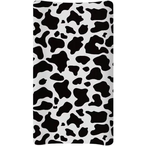Cow Print Diaper Changing Pad Cover, Comfortable Infant Changing Table Cover Breathable Changing Mat Cover Baby Nursery Diaper Changing Pad Sheets