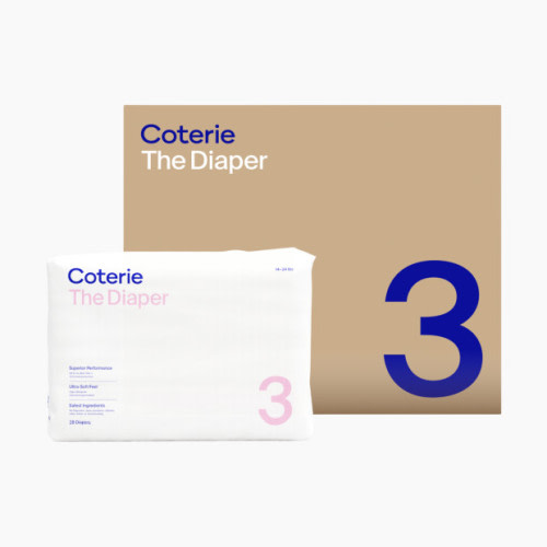 Coterie Ultra Soft Diapers, Monthly Supply - Size 3, 168 Count