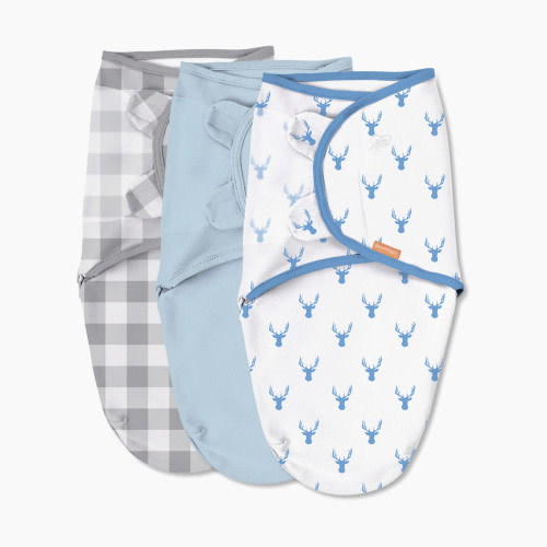 SwaddleMe Original Swaddle - Oh Deer, Small (0-3 Months), 3
