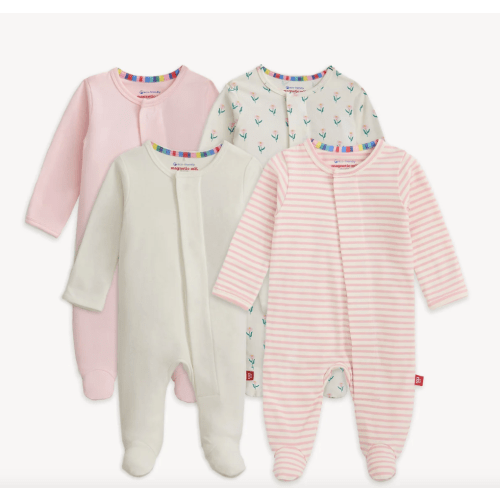 Magnetic 4-Pack Footie (Newborn)