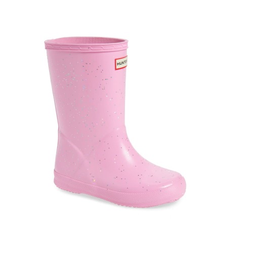 Kids' Original First Classic Glitter Rain Boot, 12 M