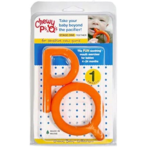Speech Pathology LLC P and Q Chewy Tube Set, Orange, Set of 2-020541