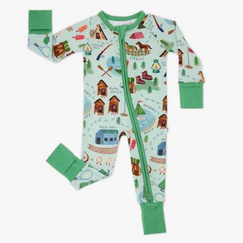 Green Camp Sleepies Zippy – Little Sleepies