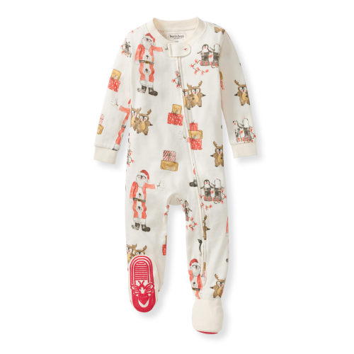 Santa's Little Helper Sleeper – Burt's Bees Baby
