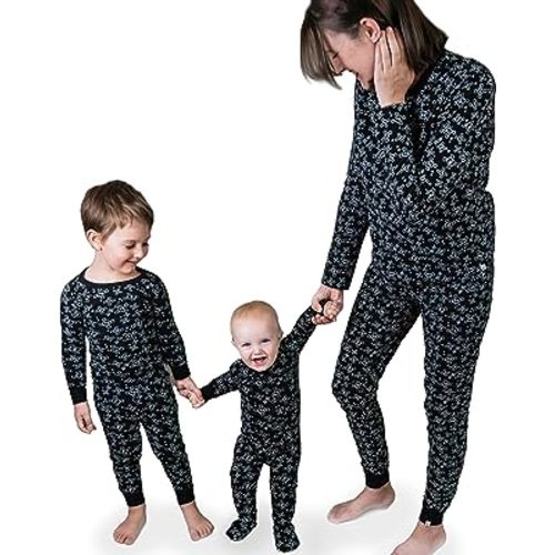 HonestBaby Family Matching Organic Cotton Holiday Pajamas