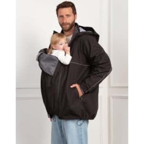 Pedro | 6 in 1 Men’s Waterproof Coat with Baby Pouch (size L)